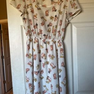 Peaches and cream cat dress